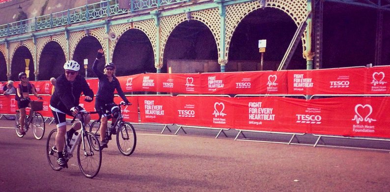 Locher Evers sponsors client - London to Brighton bike race